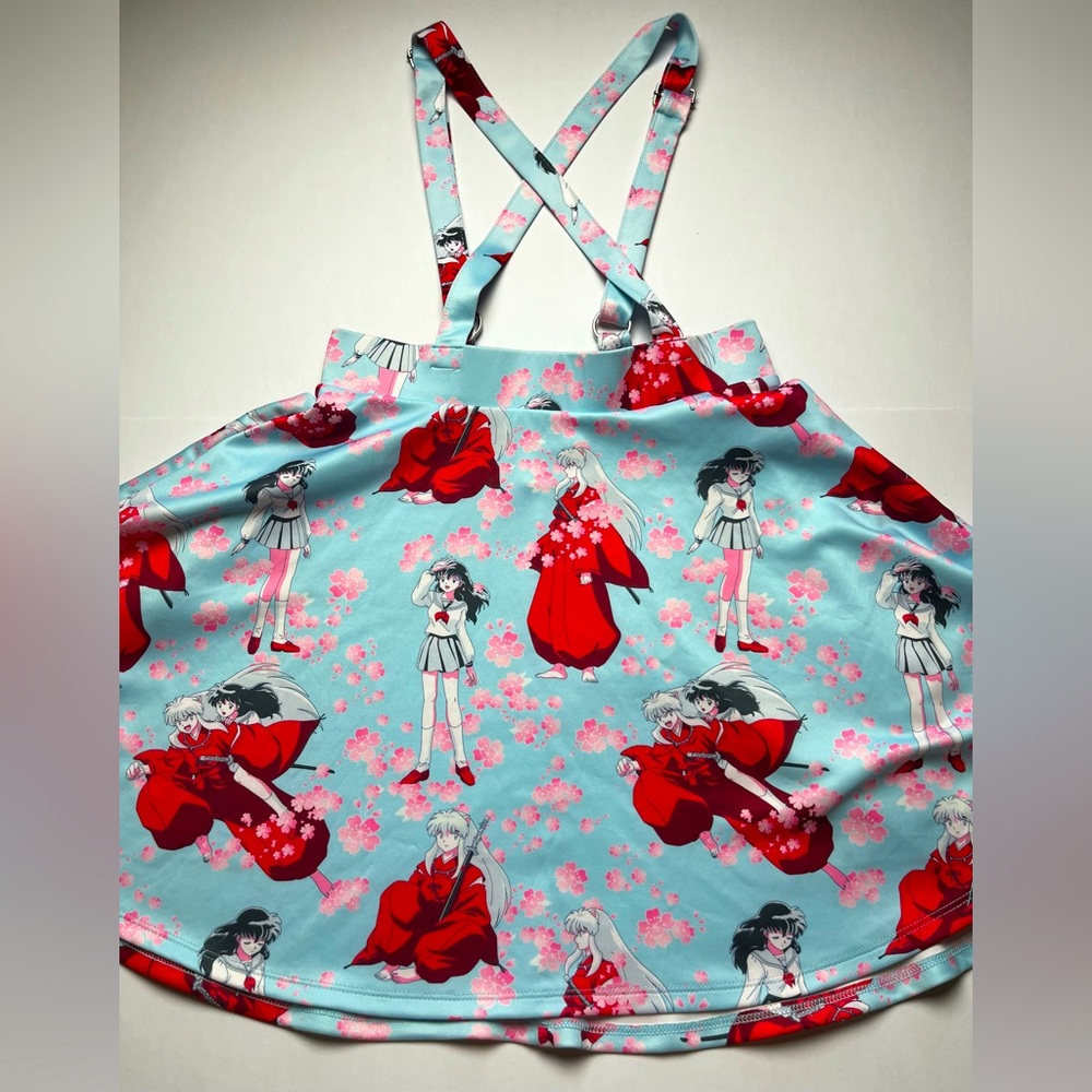 INU YASHA skirt and attached suspenders women/girls